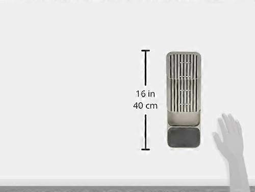 Knivställ för låda, köksknivförvaring - Plast, Grå