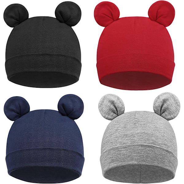 Baby Beanie Nyfödd Småbarn Mjuk Söt Stickad Hatt Sjukhushattar för STYLE2