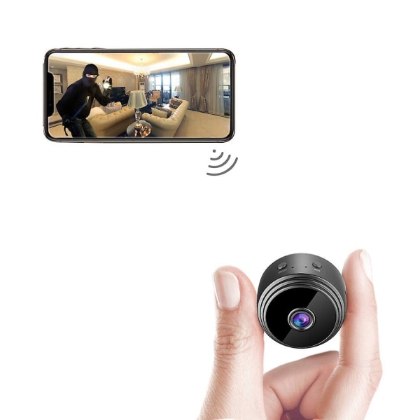 Mikrokamera fjärrkontroll 360 graders HD Night Vision Home Monitor