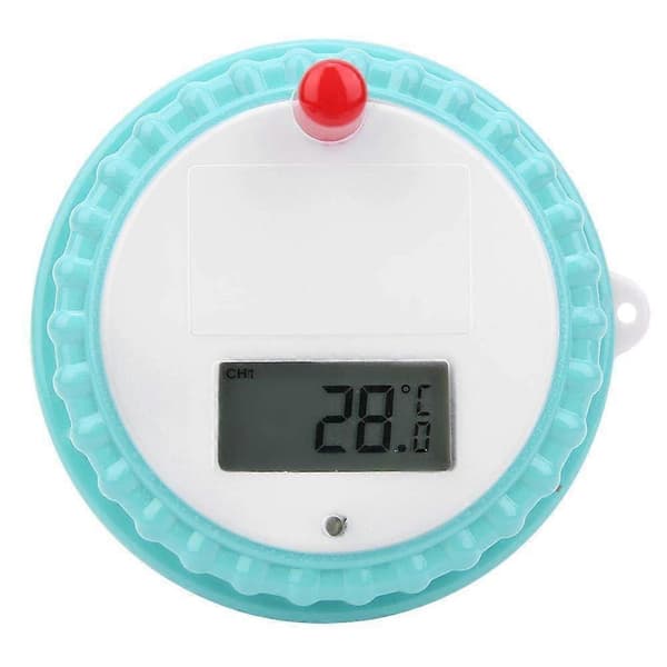 Trådlös Termometer, Trådlös Digital Flytande Termometer för Pooltemperatur Vattenmätare för Pool Spa Badkar
