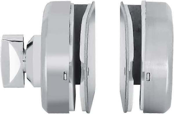 10~12mm Halvcirkelformat Dörrlås Rostfritt Stål Lås med Nycklar