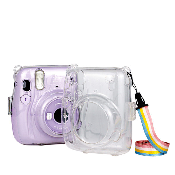 Kompatibelt Fujifilm Instax Mini 11-fodral Transparent
