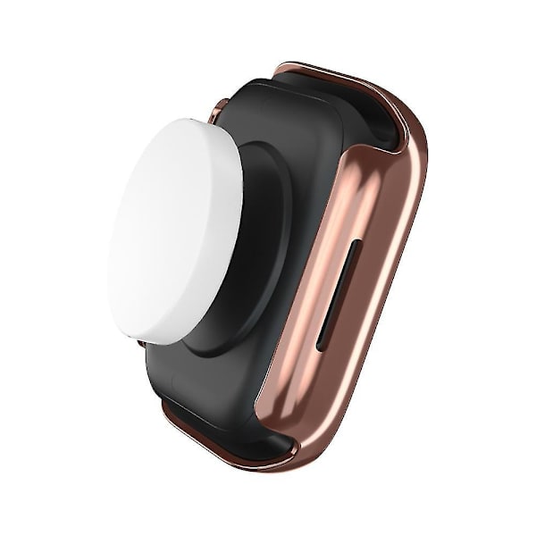 Bebetter Shxx 2-pack kompatibel för Apple Watch case [inget skärmskydd Rose Gold 41mm