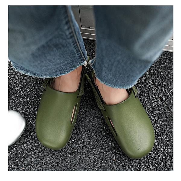 Sandaler för kvinnor och män Spänne Justerbara Slides EVA Flat Sandals Träskor 41