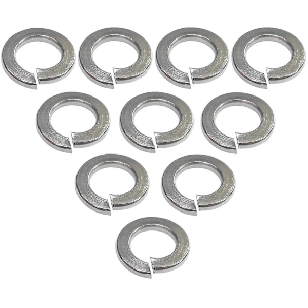 Set med 10 fjäderbrickor Grower - M10 - A2 rostfritt stål - DIN127 - DIY