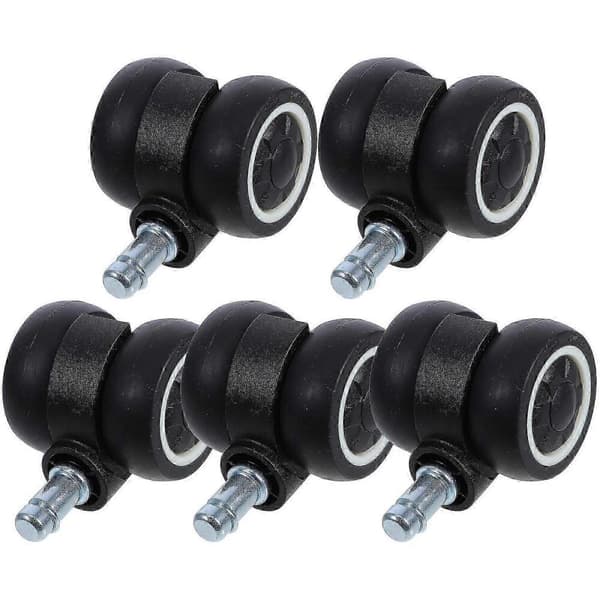 Kraftiga Kontorsstols Hjul Tyst Drift För Kakel 5-pack