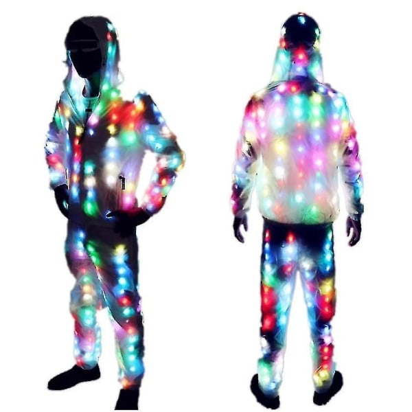 Illuminating Light Pants Kreativa Vattentäta Kläder Dansande Led Lighs L jacket