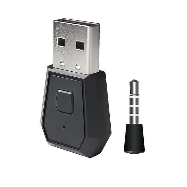 Trådlös Bluetooth-adapter för PS4 Gamepad Spelkontroll Hörlurar USB-dongel för Playstation 4 C