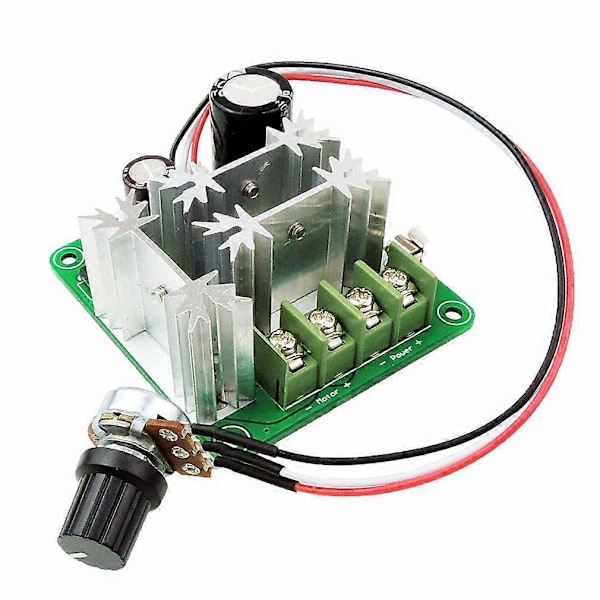 6V-90V 15A DC Motorvarvtalsreglering 16KHZ PWM-styrenhet Varvtalsregulatormodul Stöd PLC-styrning