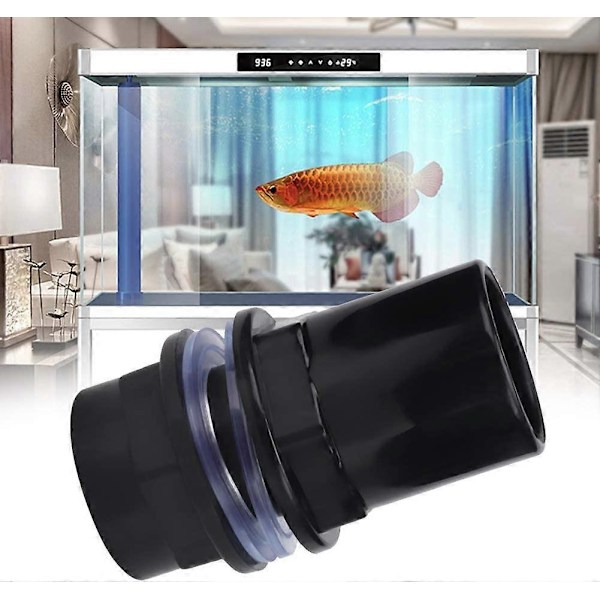 Akvarieslangkopplingar, 5 st/set Rak PVC Vattenslangkoppling (32mm)