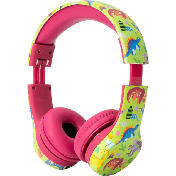 Snug Play+ Barnhörlurar med volymbegränsning för småbarn (pojkar/flickor Dinosaurs