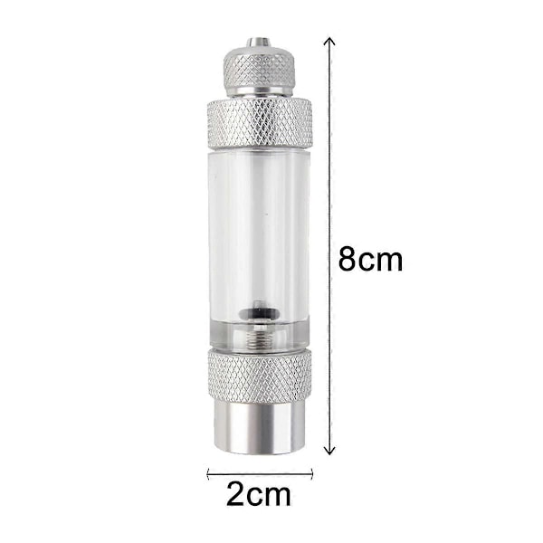 2 st CO2 Bubbelräknare CO2 Backventil Icke-retur Bubbelräknare Akvarium Luftpump Tillbehör