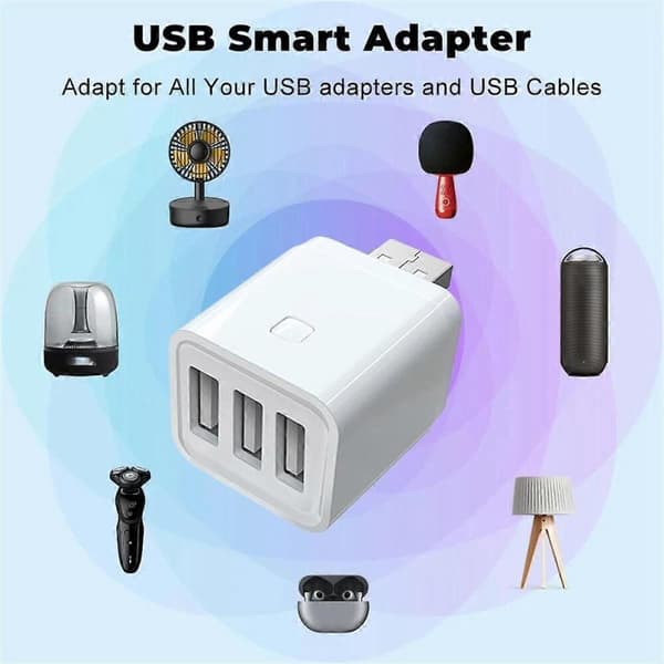 Tuya Smart Zigbee 3 USB Adapter Switch 5V Mini USB Strömadapter Smart Life Kontroll Via Alexa Yande