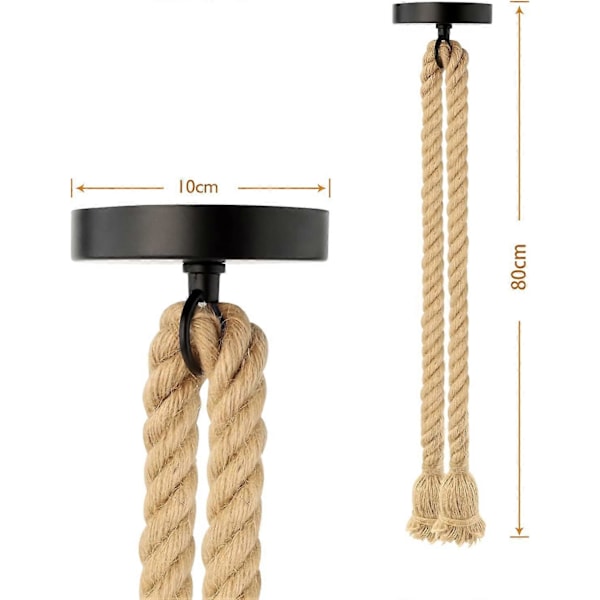 Hamprep Ljuskrona Dubbel Hängande -80cm+80cm [Energiklass A+]