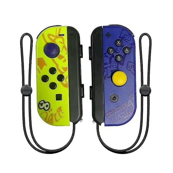 Spelhandtag Kompatibelt med Ns Switch Joycon Trådlös Bluetooth Splatoon 2 Fullfjädrad