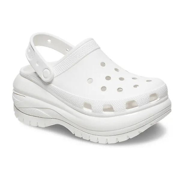 Kvinnors Klassiska Mega Crush Clog Tjocka Eva Platformskor Tjocka S white 39-40