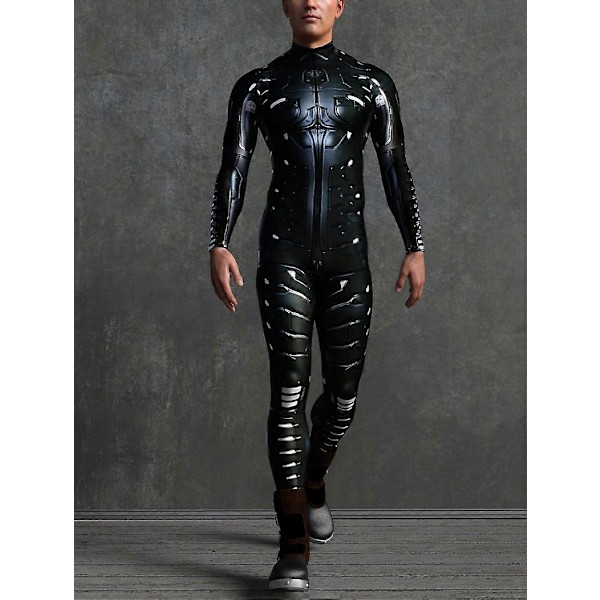 Robotdräkt Herr, Utomjordingdräkt Herr, Festivaldräkter För Herrar, Rave-dräkt Herr, Festival Bodysuit Herr, Rave Bodysuit Herr, Pardräkter S