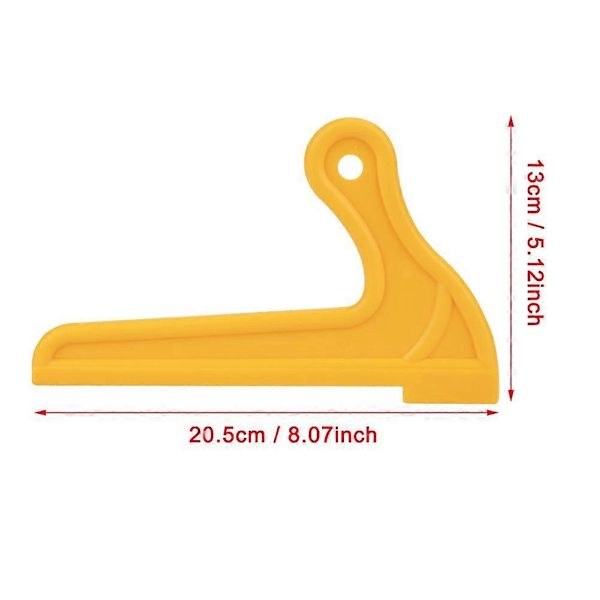 2 st V-formade träbearbetningssågskydd för träbearbetningsbord, arbetsbänksklinga, fräs med ergonomisk design