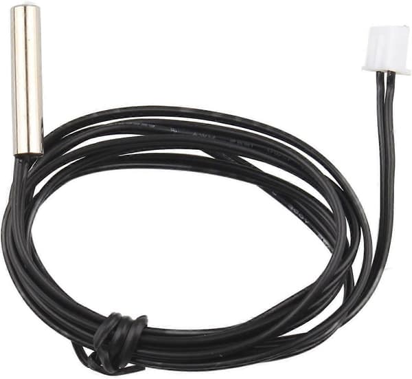 5-pack Vattentät NTC 10K 1% 3950 Termistor Temperatursensor Sond, 1m Förlängningskabel, Mätare