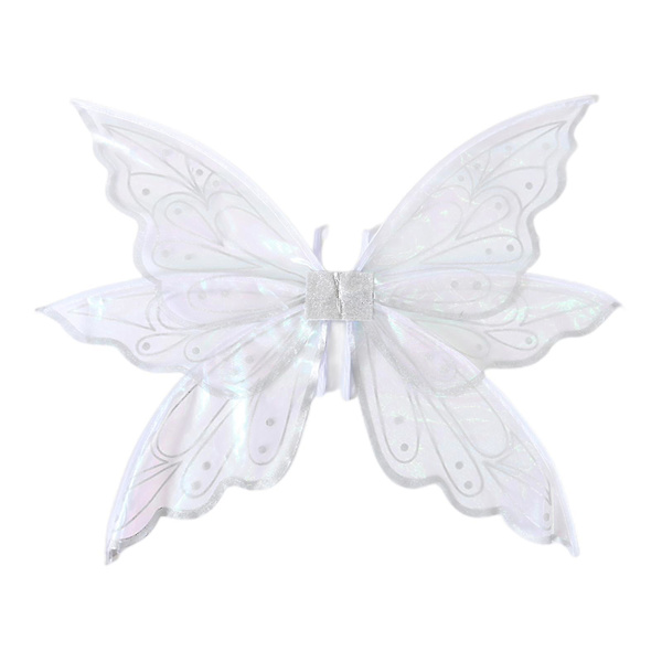 Bebetter New Fairy Wings För Flickor Vuxna, Barn Dam Fjärilsvingar silver