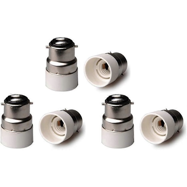 6-pack B22 till E12 Sockeladapter B22 till E12 ES Bas