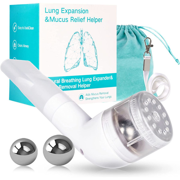 Mucus Clearing Device & Air Physio Lung Exerciser - Breathing Ai
