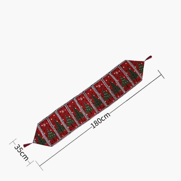 Bordlöpare bordsflagga Tomten Jul