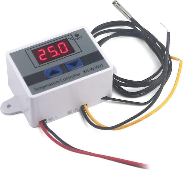 220V Digital Termostat Temperaturregulator Kylning och Värmekontroll