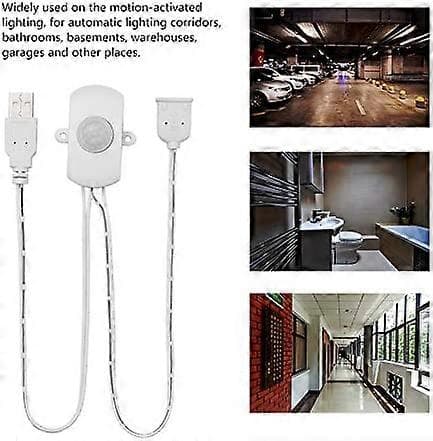Mini PIR Rörelsesensorswitch för DIY LED-belysning, USB-gränssnitt