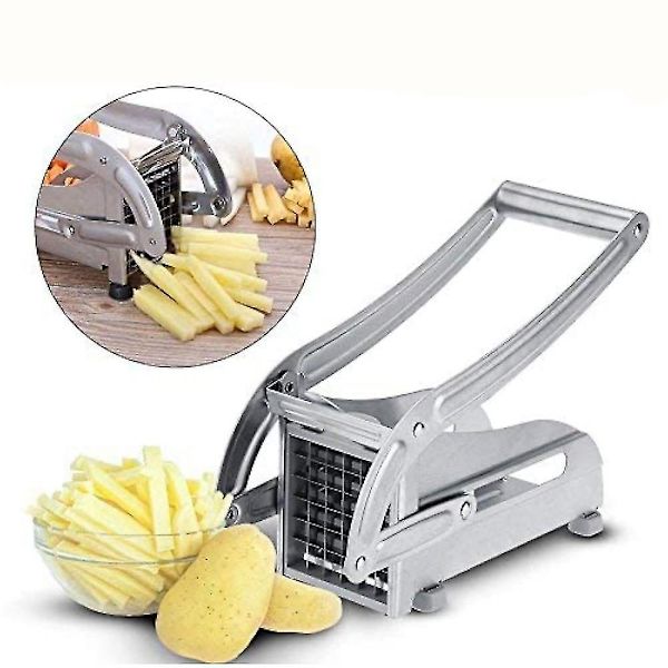 Pommes Frites-Skärare, halkfri sugkopp, Pommes Frites-Skärare