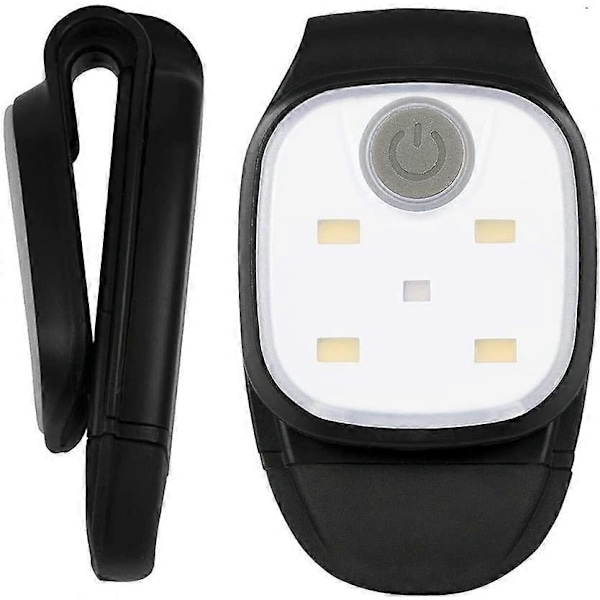 Mini Löparlampa, Liten Clip-on Pannlampa, Löparlampor, Clip Keps Lampa, LED Clip Pannlampa för Fiske, Löpning, Camping, Vandring och Klättring