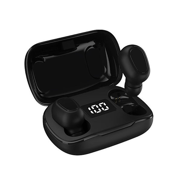 Sleep Dedicated L21Pro Bluetooth-hörlurar Digital Display Mini Brusreducering