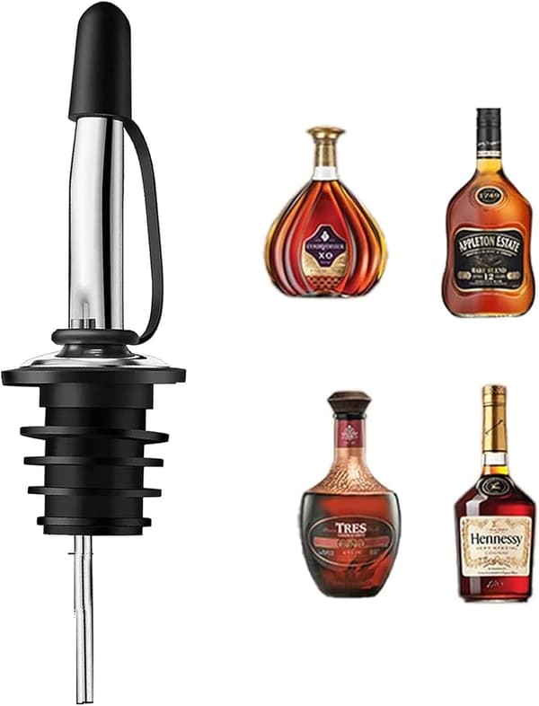 12-pack flaskhällare, koniska spritdispensrar i rostfritt stål