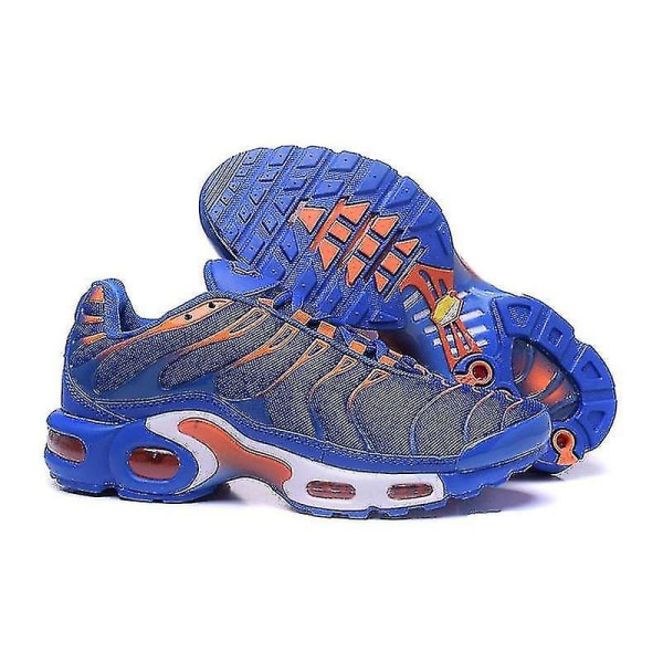 Herr Casual Tn Sneakers Air Cushion Löparskor Outdoor Breathable Sp orange and blue EU42