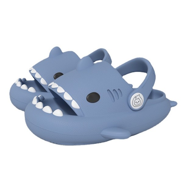 Barnhajtofflor Pojkar Flickor Sommar Clogs Slide Sandaler Halksäkra Strand Pool Dusch och Badtofflor blue 210