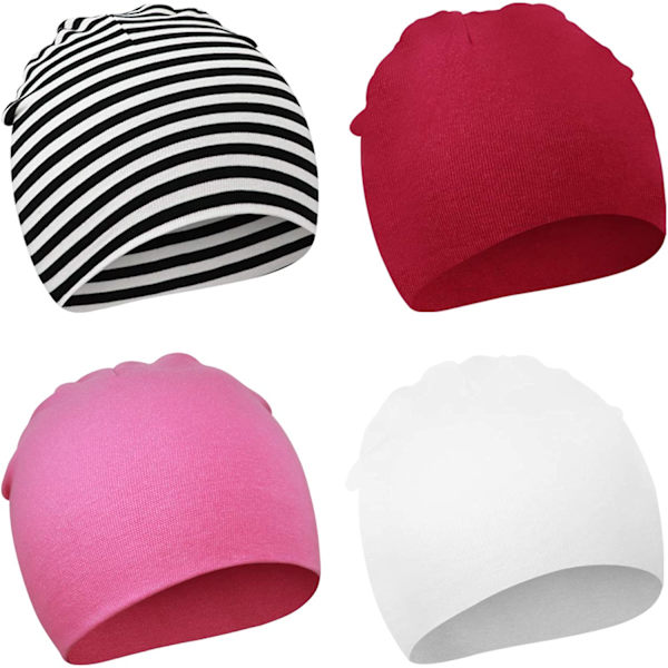 Baby Beanie Newborn Toddler Mjuk Söt Stickad Mössa Sjukhus Mössor för STYLE3