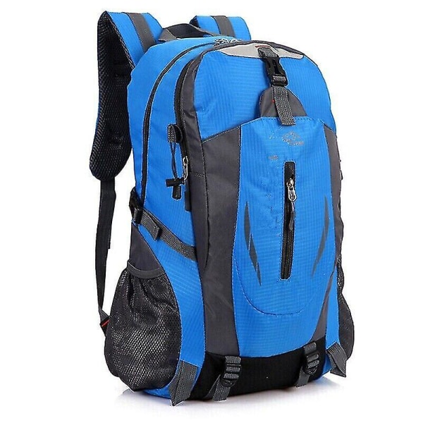 40l Stor Vattentät Ryggsäck Camping Vandring Utomhus Resa Blue