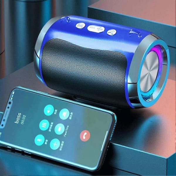 Portabel Cool Intelligent Röst Bluetooth Högtalare Utomhus Bluetooth Högtalare