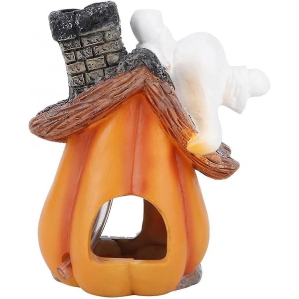 Akvariumprydnad Halloween Pumpkin Ghost House Fi