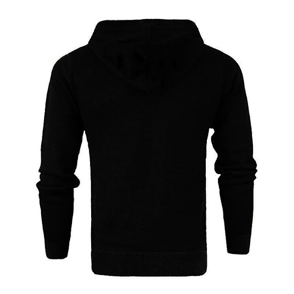 Herr Jul Huvtröja Jumper Toppar Xmas Rudolph Reindeer Pullover Black 2XL
