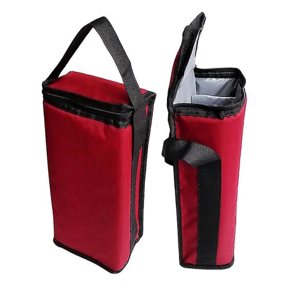 Isolerad Wine Carrier Tote Resväska Vin