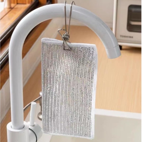 Multifunktionell Repfri Tråddisktrasa, Multifunktionell Tråd Diskmaskin 10 pcs double layer