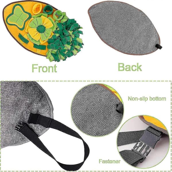 Sniffmatta 70*40cm Hund Ducators För Pussel Grävmatta Långsam Mat Smart Leksak Sniffmatta För Hund Stressreducering