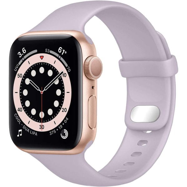 Kompatibel med Apple Watch-armband 42mm 44mm 62mm Lavendel 38/40/41 mm