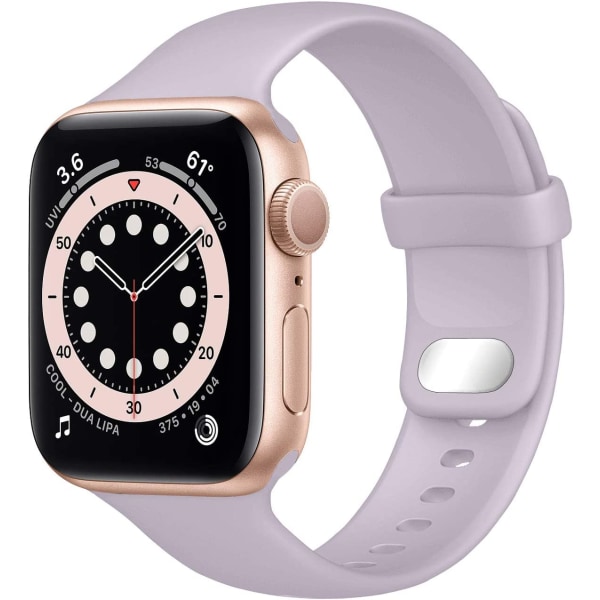Kompatibel med Apple Watch -remmar 42mm 44mm 62mm Lavendel 38/40/41 mm