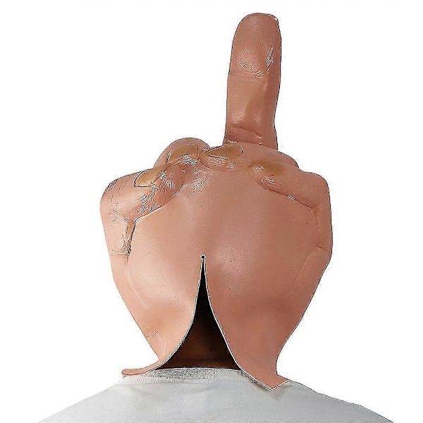 Bebetter Förakta Långfingret Helhuvudsmask Ond Karneval Halloweenfest Cosplay Prop_SJJYV