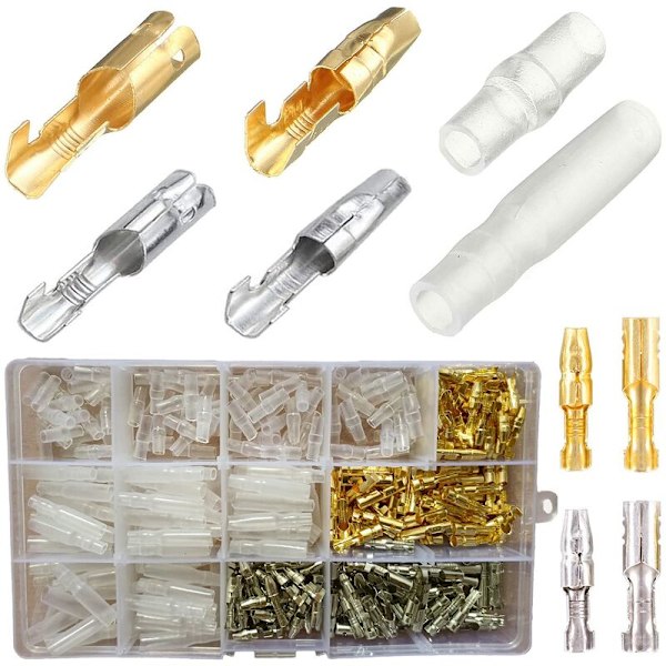 Kopparkontakter Kit, 400 st 3,9 mm Kulkontakter