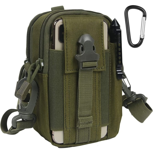 Taktiska Midjeväska, Universal Utomhus Midjeväska | Molle EDC Pou 7 Army Green01