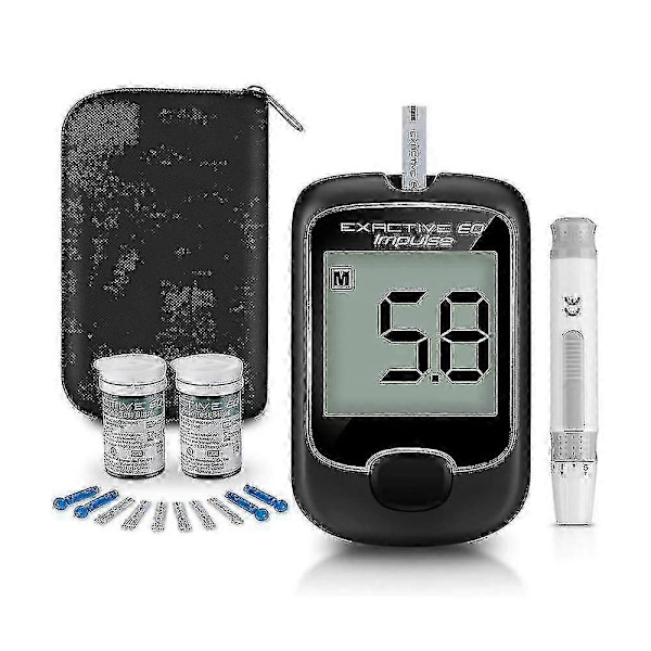 Blodsockermätare Diabetes Testkit - Bästsäljare 2023 - Med Teststickor