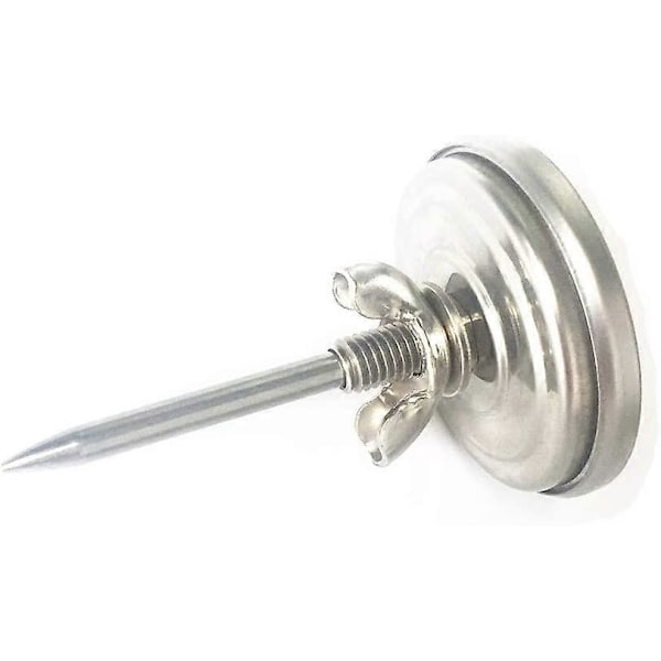 Ugnstermometer i rostfritt stål BBQ Grill Röktermometer 50-350, 100-700